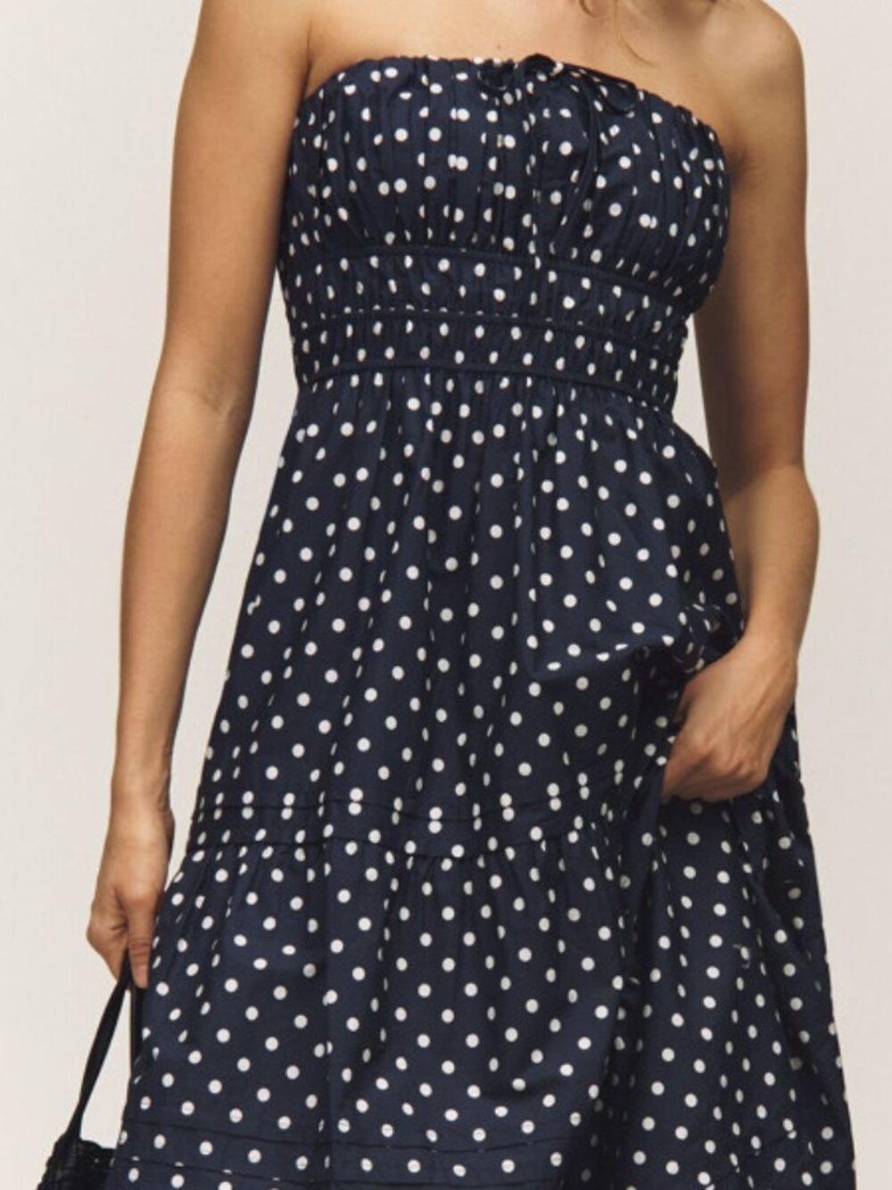 NWT! Anthropologie The Somerset Maxi Dress: Strapless Edition in Navy
